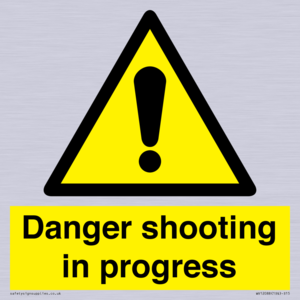 Danger shooting in progress